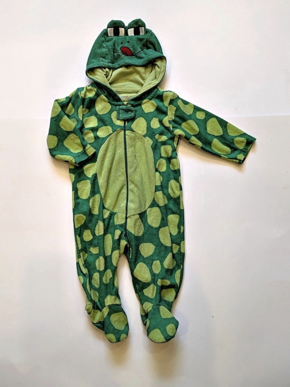 2/$10 ❤️ Snugabye Footie Frog Costume 0-3M